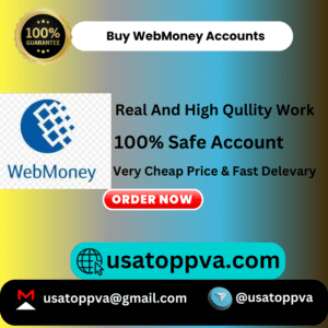 Buy WebMoney Accounts 