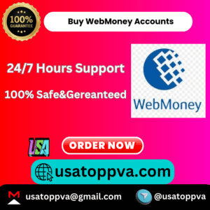 Buy WebMoney Accounts 